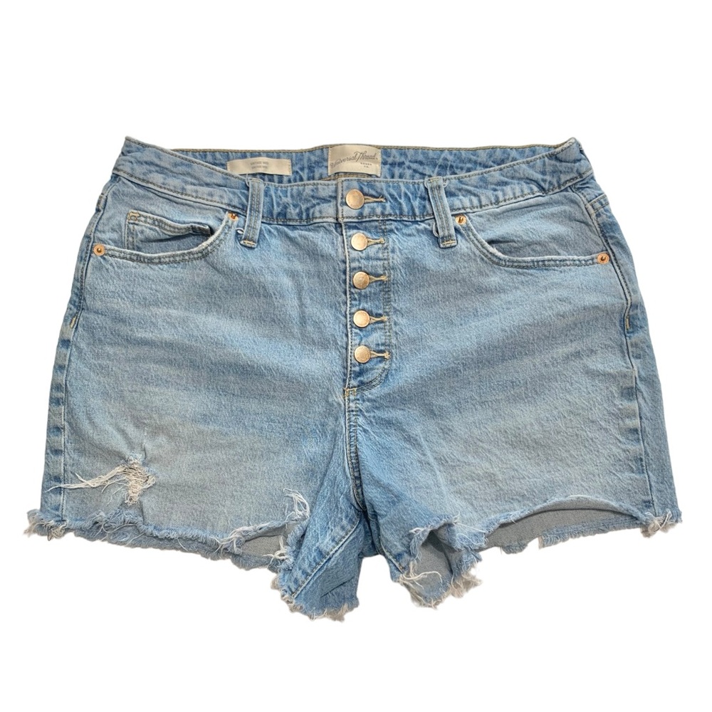 UNIVERSAL THREAD Vintage Midi Button Fly Shorts Sz 12/31R
